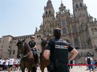 Más de 250 policías integran el dispositivo por el Apóstol, con apoyo del GEO, de los Tédax y Unidades de Caballería