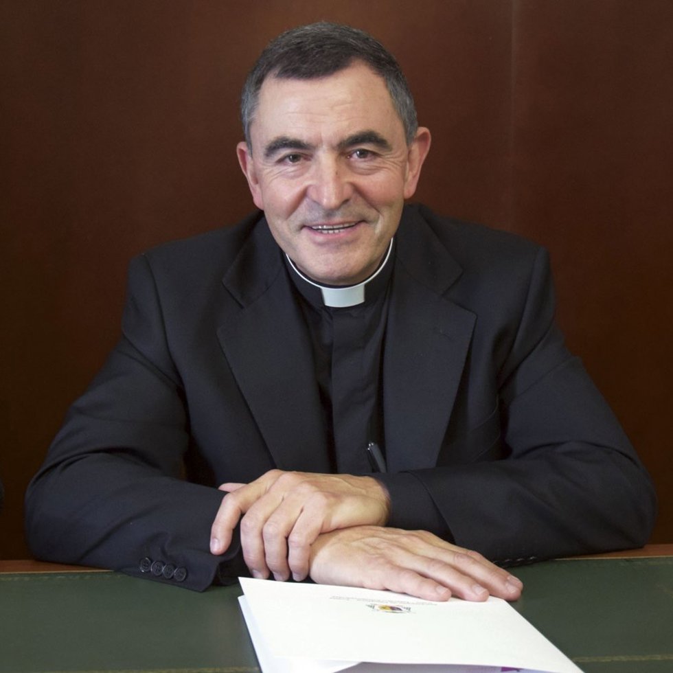 El obispo de Palencia, Mikel Garciandía.