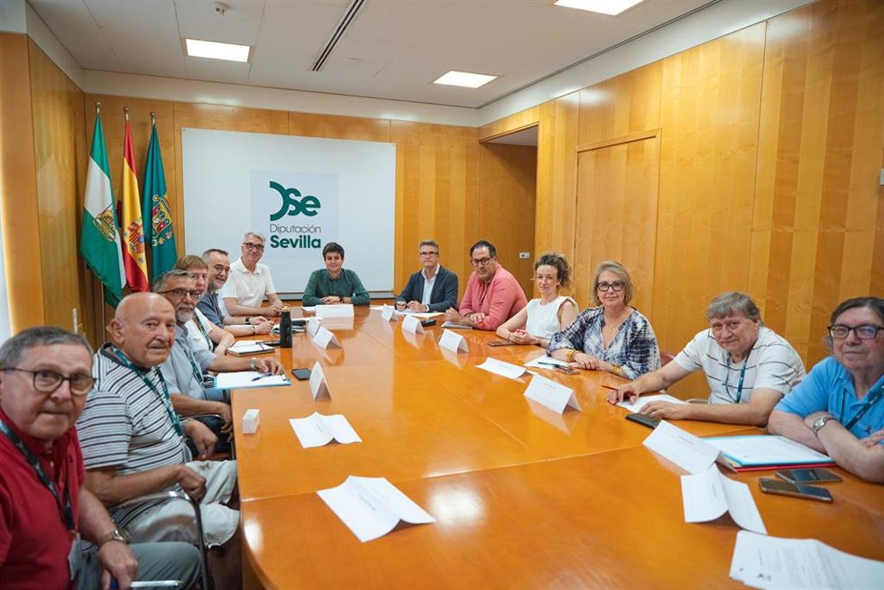 Reunión de la comisión de memoria histórica de la Diputación de Sevilla