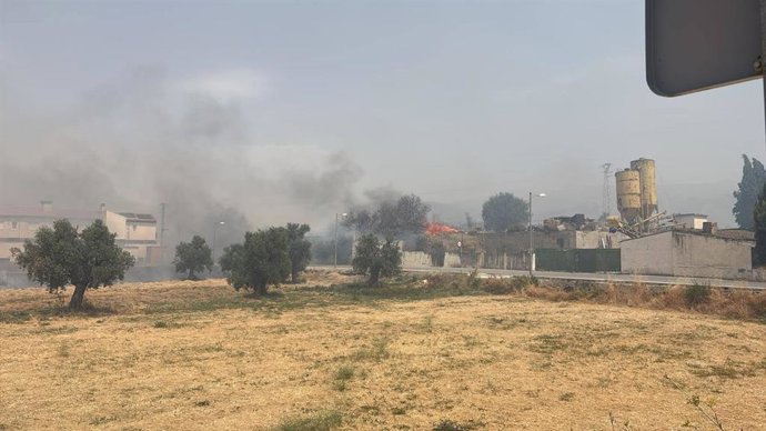 Incendio en Alhendín.