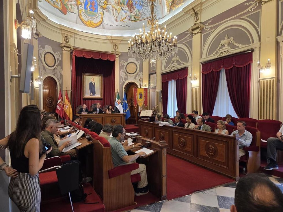 Pleno del Ayuntamiento de Badajoz
