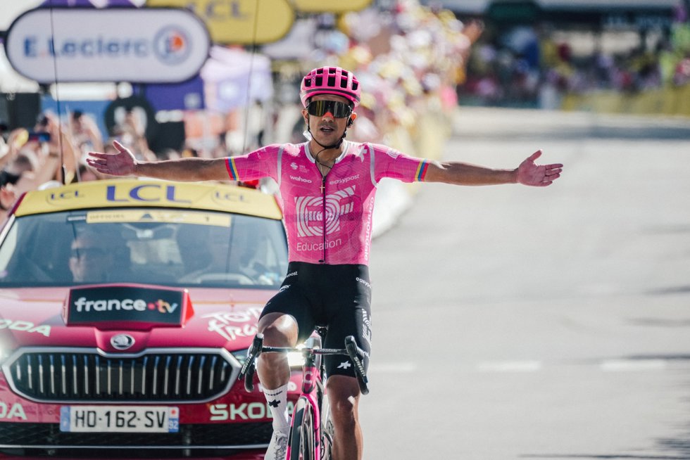 El ciclista ecuatoriano Richard Carapaz (EF Education-EasyPost) ha ganado este jueves la decimoctava etapa del Tour de Francia 2026, disputada entre Voiron y Orcières-Merlette sobre 185,2 kilómetros