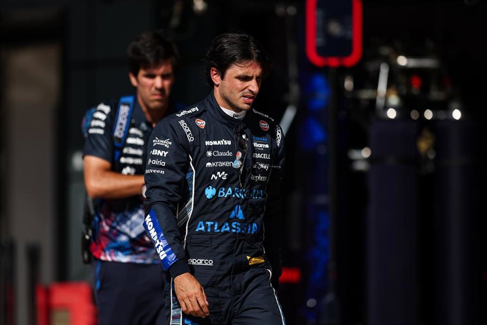 El piloto español de Carlos Sainz (Williams).