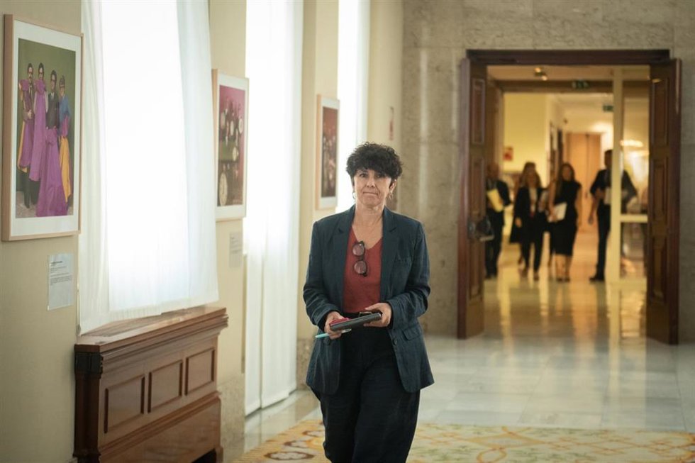 Archivo - La diputada del PNV, Maribel Vaquero.