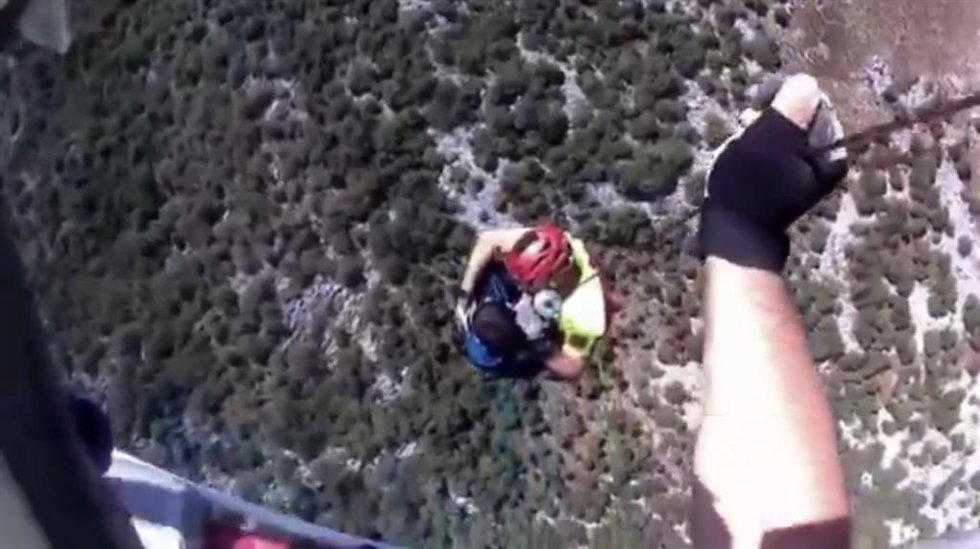 Fotografía extraida del vídeo que publica el 112 en la red social X
