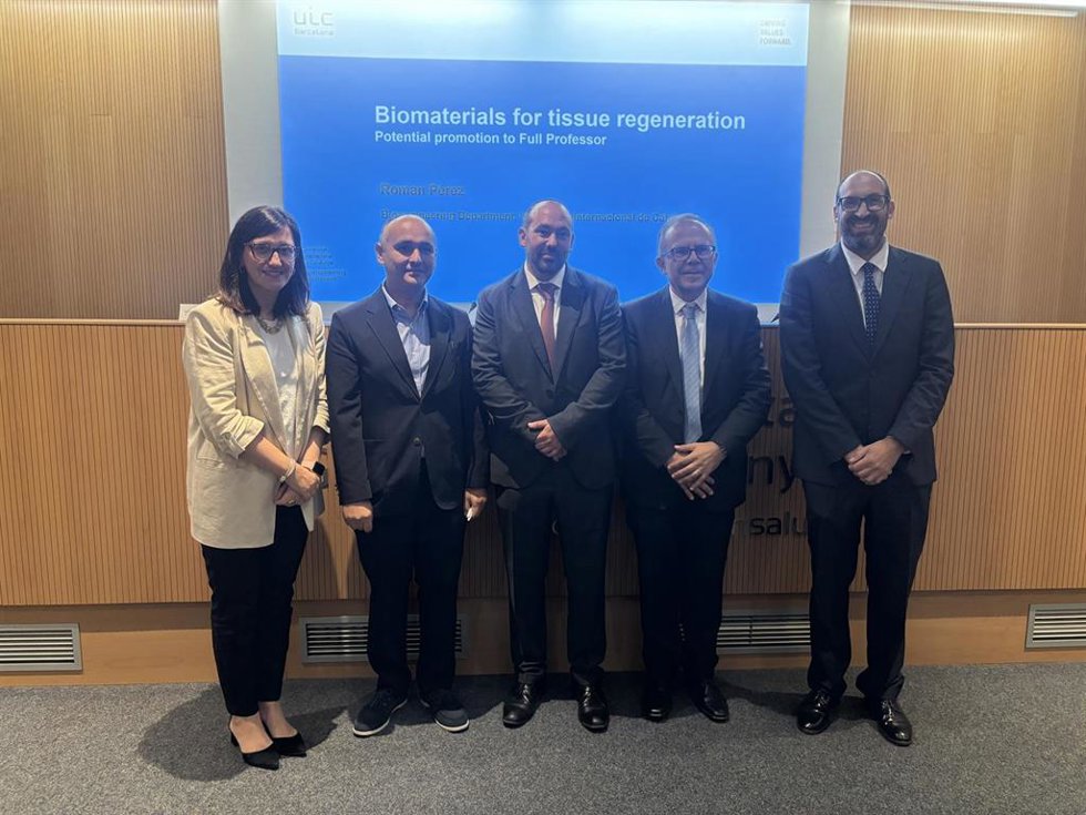 Román Pérez, primer catedrático del Departamento de Biongeniería de UIC Barcelona