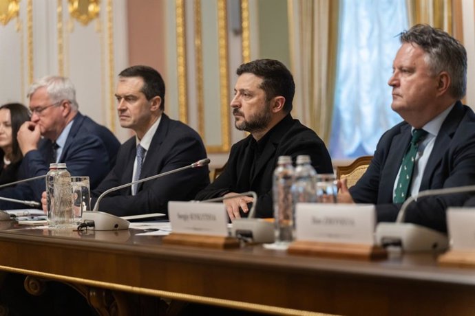 July 23, 2026, Ukraine, Ukraine, Ukraine: Ukrainian President Volodymyr Zelensky meets the Irish prime minister in Dublin, Ireland, on July 23, 2026, to discuss support for Ukraine and bilateral cooperation, as well as developments in the Russia-Ukraine w