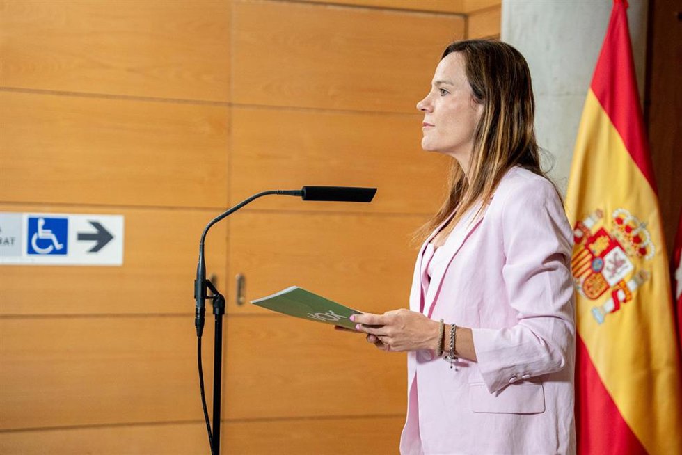 La portavoz de Vox en la Asamblea, Isabel Pérez Moñino.