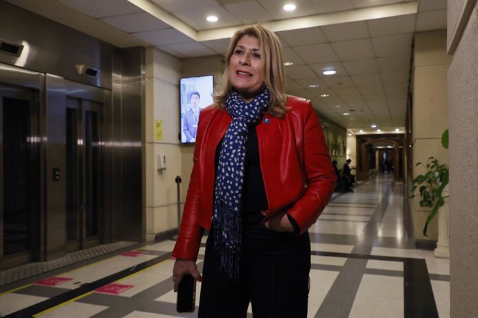 Valparaiso, 21 de julio 2026 La diputada del Partido de la Gente, Zandra Parisi, en el Senado Sebastian Cisternas/Aton Chile