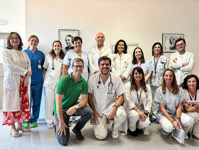 Imagen del equipo multidisciplinar de Valdecilla, implicado en la activación del Código Trauma pediátrico
