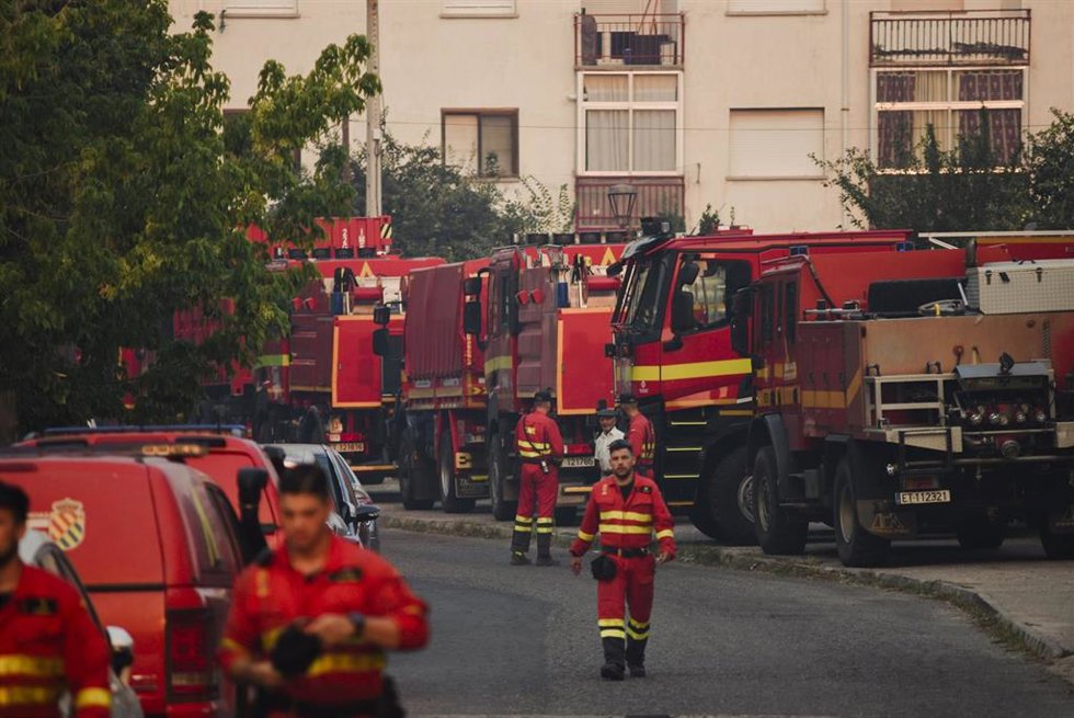 Camiones de la Unidad Militar de Emergencias (UME) 
