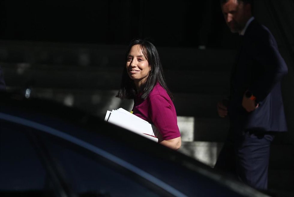 La directora general de la Guardia Civil, Mercedes González, a su llegada a la Audiencia Nacional, a 16 de julio de 2026, en Madrid (España).