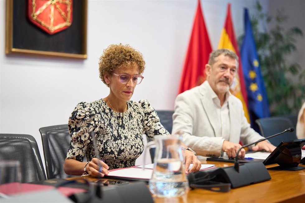 La presidenta de Navarra, María Chivite.
