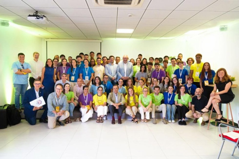 Foto de familia en la clausura de la VIII edición del Campus Innovaction Covap.