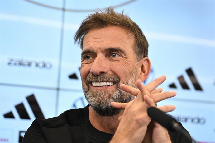 El técnico alemán Jürgen Klopp, presentado como nuevo seleccionador de Alemania.