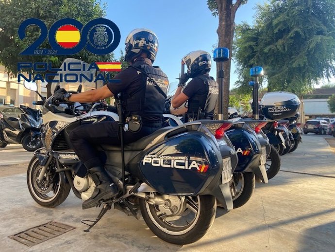 Archivo - Agentes de la Policía de la Unidad Motorizada como foto de recurso