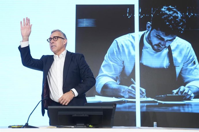Armengol durante la rueda de prensa