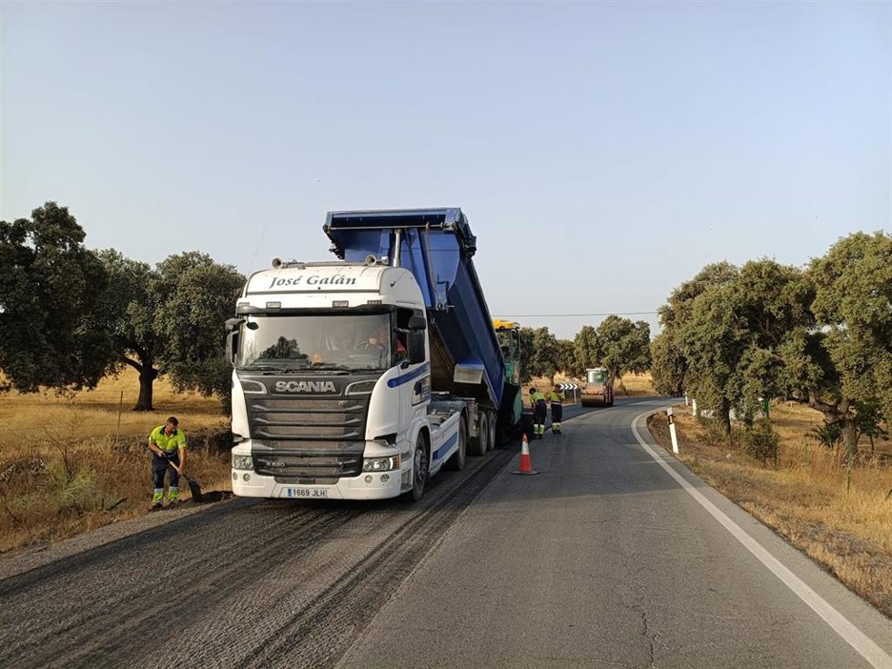Trabajos de mejora la seguridad vial en la A-435.