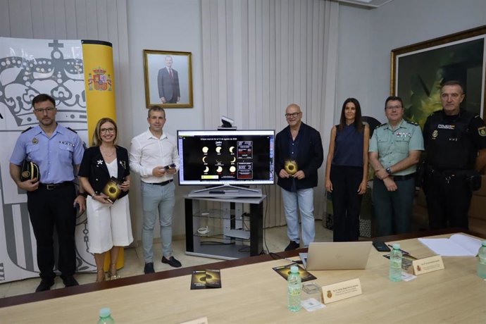 Reunión de coordinación por el próximo eclipse solar del 12 de agosto