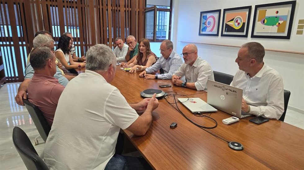 Reunión de coordinación entre Gobierno de Canarias, Cabildo de La Palma y Asepalma para abordar la reconstrucción de la isla tras la erupción