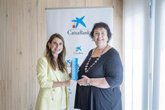 Foto: CaixaBank reconoce a Cristina Gallart, presidenta de FRIBIN Foods, con el 'Premio Empresaria' de la Territorial Ebro