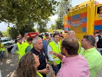Mañueco y Sen destacan la "colaboración y unidad" de las administraciones y piden colaboració a los vecinos