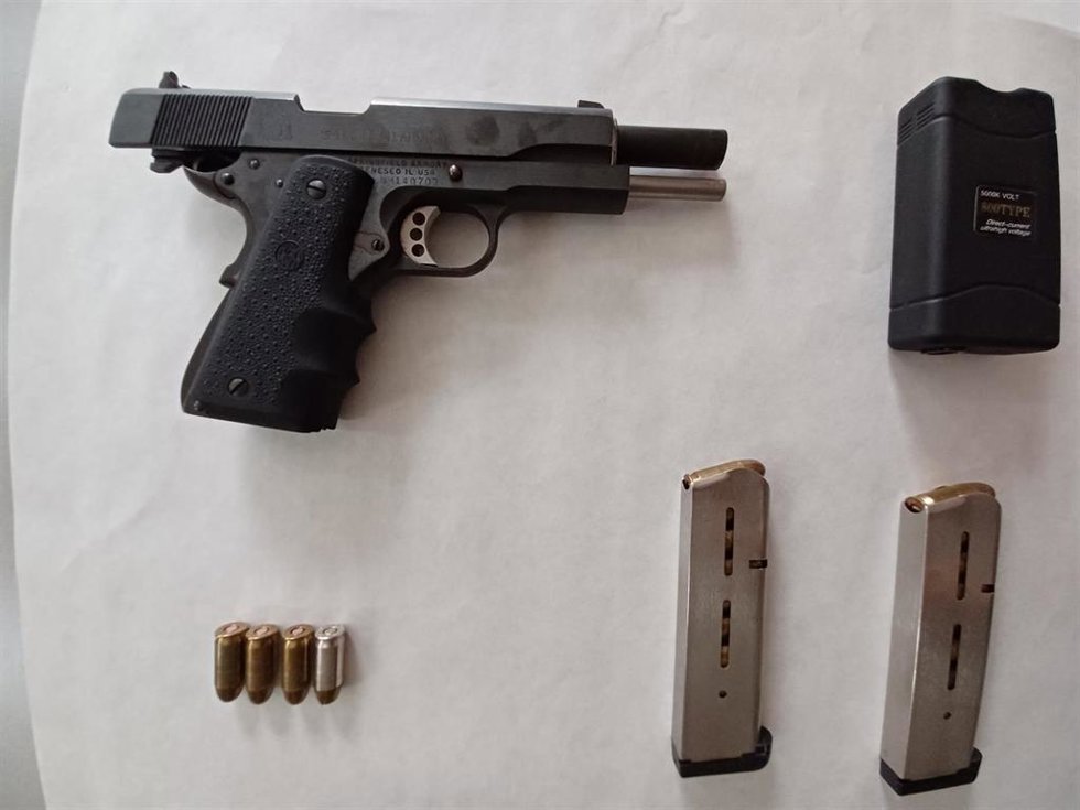Pistola intervenida a un hombre tras amenazar a dos personas en A Coruña
