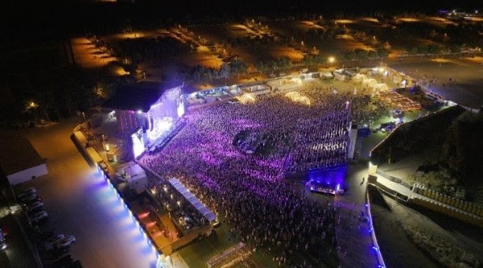 Vista aérea del recinto del Córdoba Live.