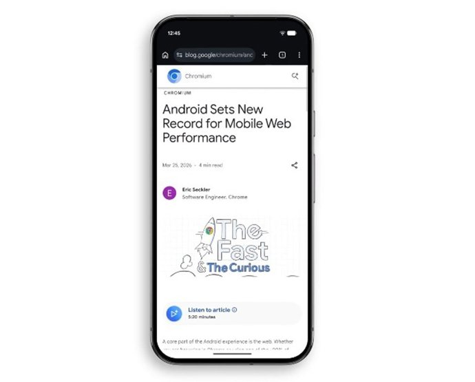 Interfaz de Chrome para Android
