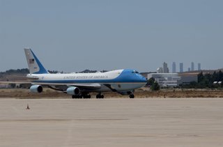 (Foto de ARCHIVO)  El avión Air Force One del presidente de EEUU