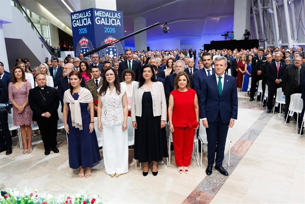 Acto institucional de entrega de las 'Medallas de Galicia'.