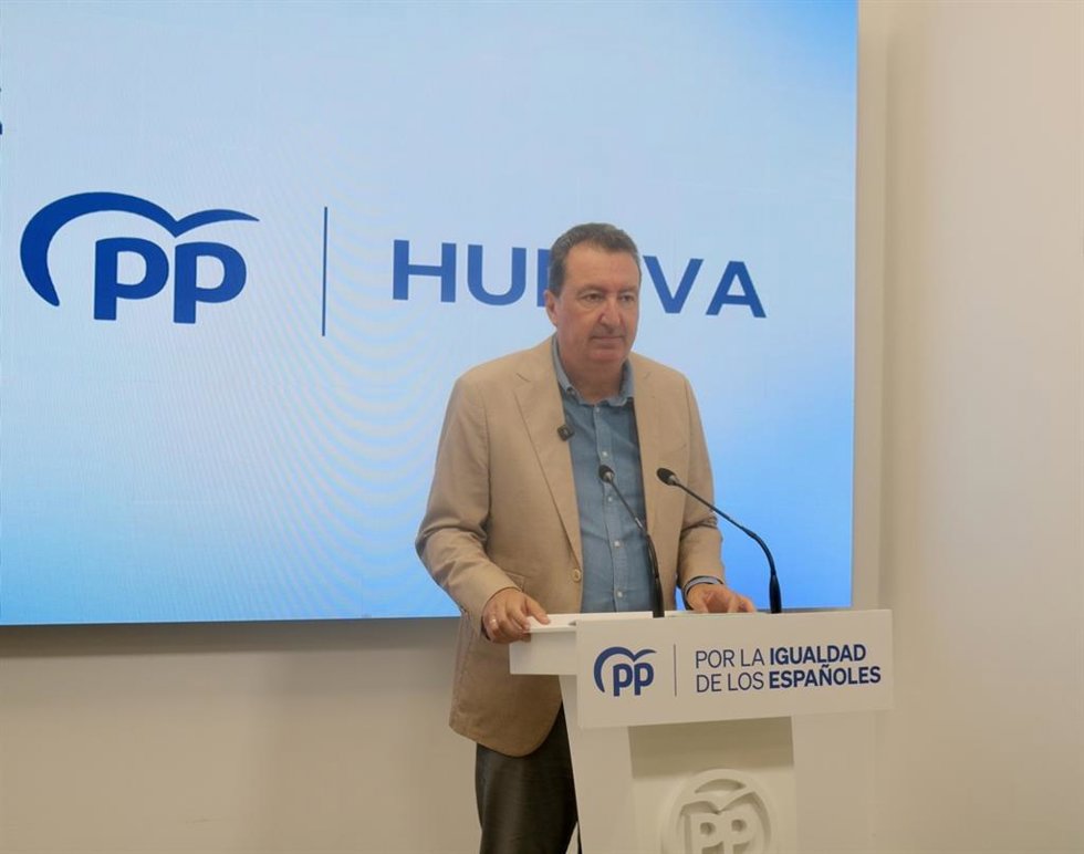 El presidente del PP de Huelva, Manuel Andrés González.