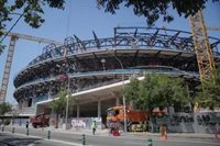 Muere un hombre que trabajaba en las obras del Camp Nou