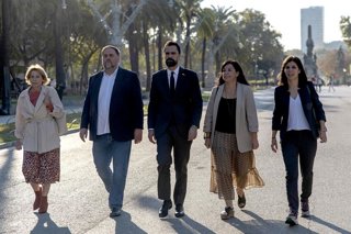 Archivo - La cúpula d'ERC