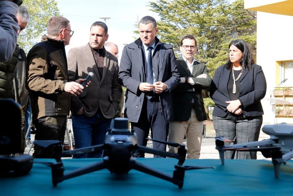 Ordeig durante la presentación del dispositivo del plan, en marzo