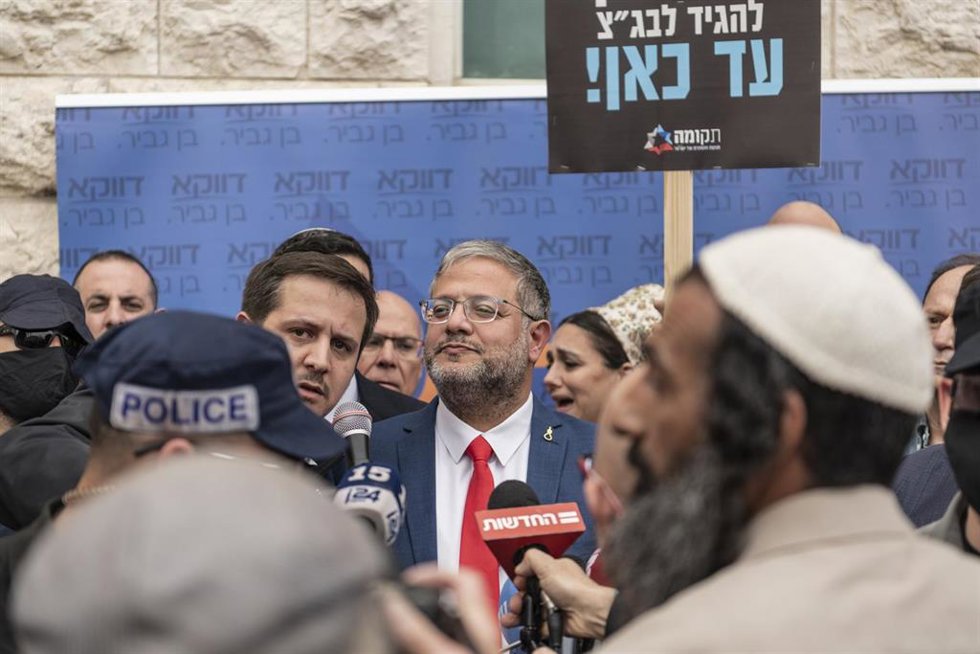 Archivo - El ministro de Seguridad Nacional israelí, Itamar Ben Gvir