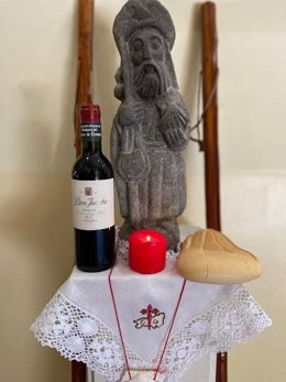 La Asociación Riojana de Amigos del Camino celebrará el Día del Apóstol acogiendo a los peregrinos con pan y vino