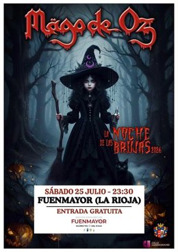 Este sábado, concierto de Mago de Oz en Fuenmayor