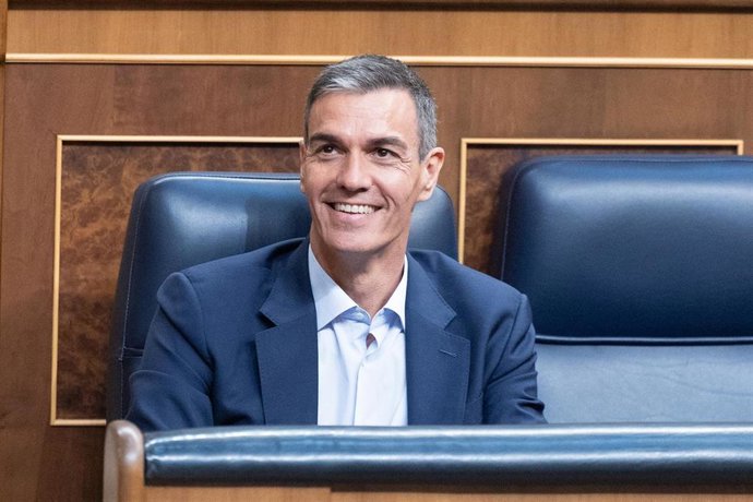 El presidente del Gobierno, Pedro Sánchez, durante una sesión plenaria en el Congreso de los Diputados, a 25 de junio de 2026, en Madrid (España).