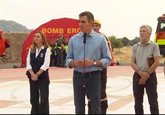 Foto: Sánchez avisa que la situación de los fuegos en Madrid y Ávila es "compleja" pero hay una "ventana de oportunidad"