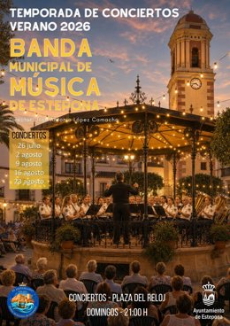 La Banda Municipal de Música de Estepona abrirá este domingo la tradicional temporada de conciertos de verano