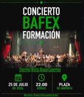 Foto: La Banda Federal de Extremadura ofrece este sábado un concierto gratuito en Villafranca de los Barros