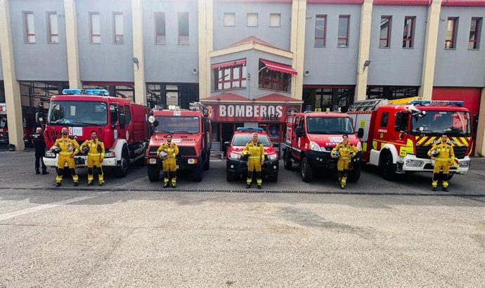 Retenes de Bomberos de Jaén.