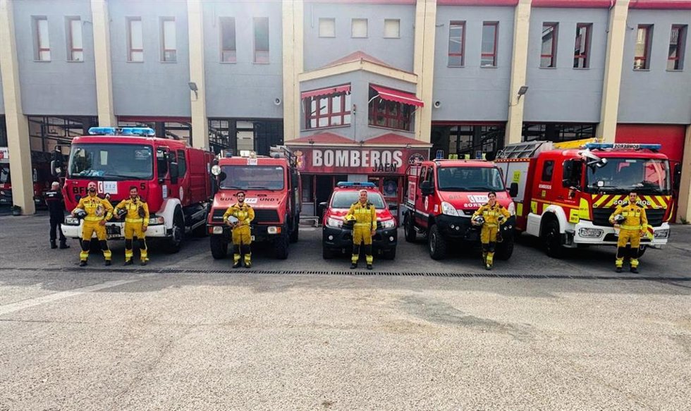 Retenes de Bomberos de Jaén.