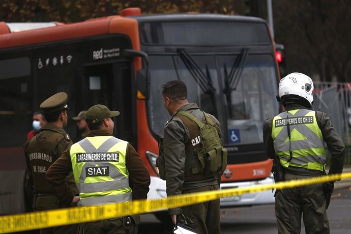 Santiago, 9 de junio de 2023. Accidente de transito en Alameda con Nataniel Cox con vician fatal.  Javier Salvo/Aton Chile