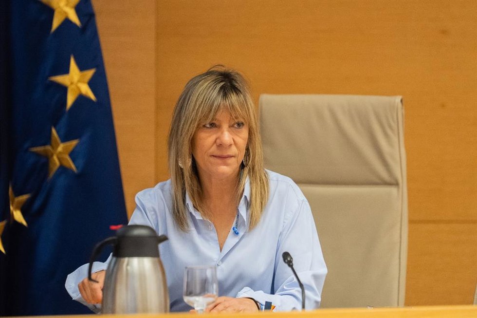 Archivo - La portavoz municipal dep PP de Avilés y diputada nacional, Esther Llamazares.