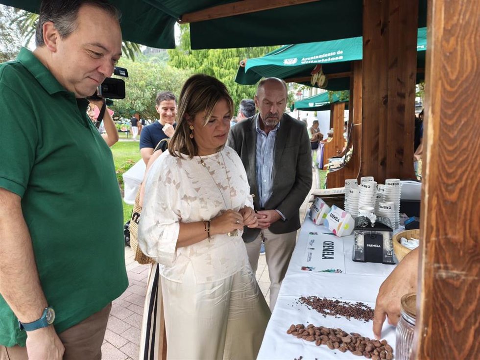 La vicepresidenta y presidenta en funciones del Principado de Asturias, Gimena Llamedo, este sábado en Villaviciosa.