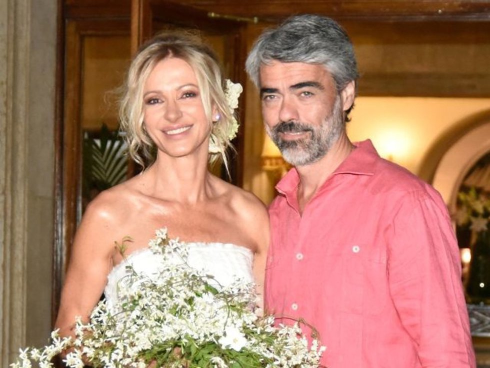 Susanna Griso y Luis Enríquez tras darse el 'sí quiero'