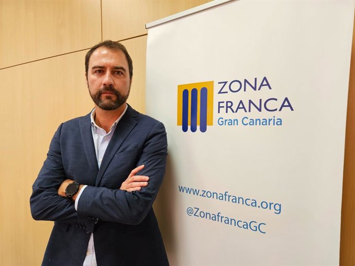 Archivo - El delegado especial de la Zona Franca de Gran Canaria, Gabriel Corujo.
