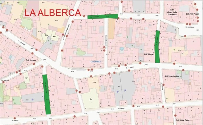 Mapa de La Alberca
